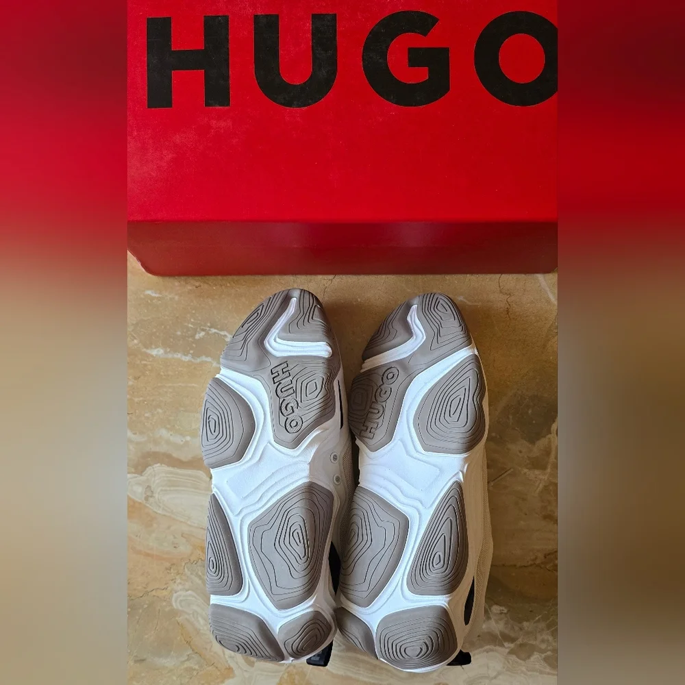 HUGO Men's Quake Runn Sneakers, Sz 9 - Picture 10 of 13